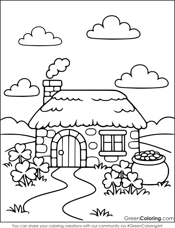 st patrick's day coloring sheets printable pdf