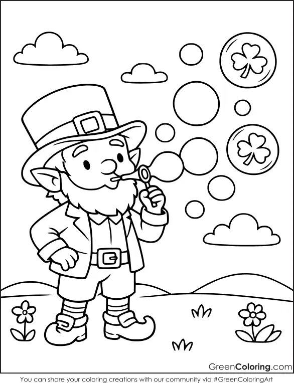 st patrick's day coloring sheets for kids free