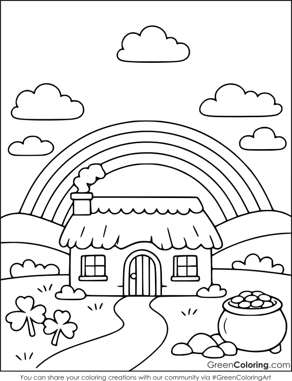 st patrick's day coloring pictures