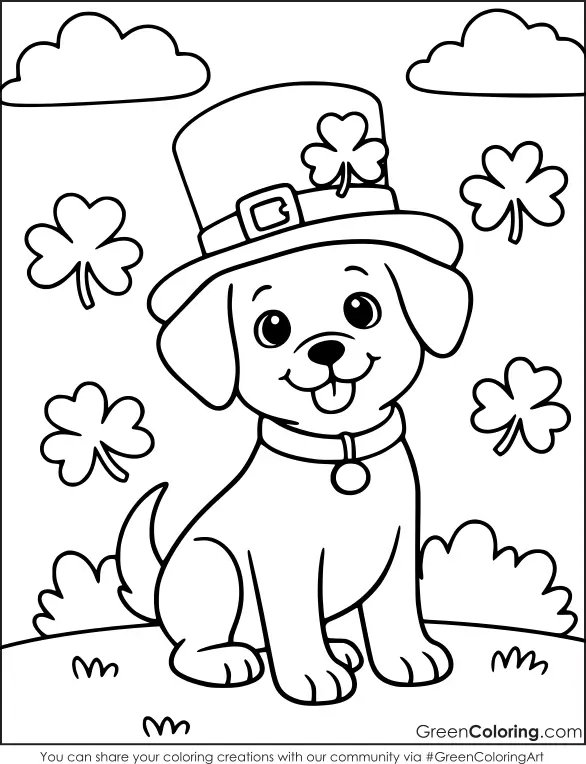 st patrick's day coloring pages for toddlers