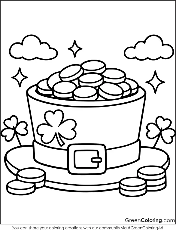Free St. Patrick's Day Coloring Pages PDF