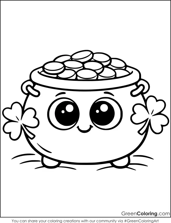 Free St. Patrick's Day Coloring Pages for Kids