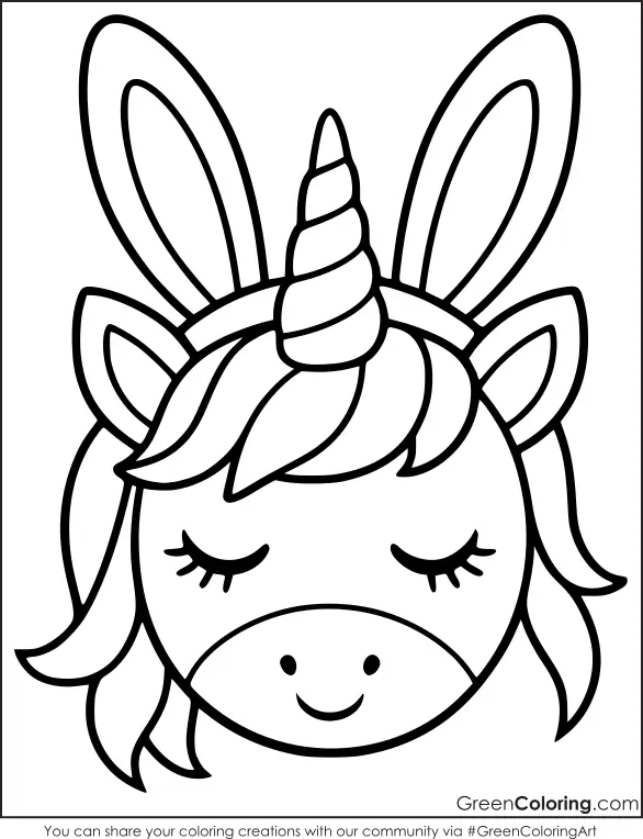 Unicorn Coloring Pages for Kids