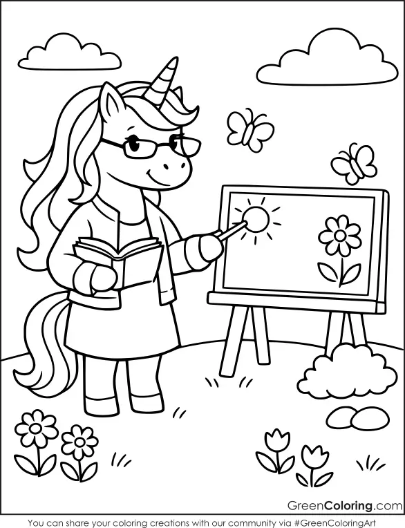 Free Printable Unicorn Coloring Pages for Kids