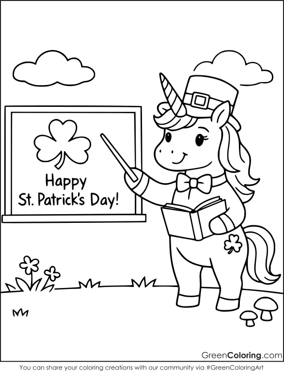 Free Printable Unicorn Coloring Pages for Kids PDF