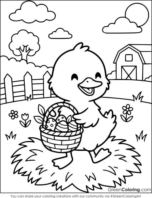 Printable Easter Coloring Pages for Kids Free PDF