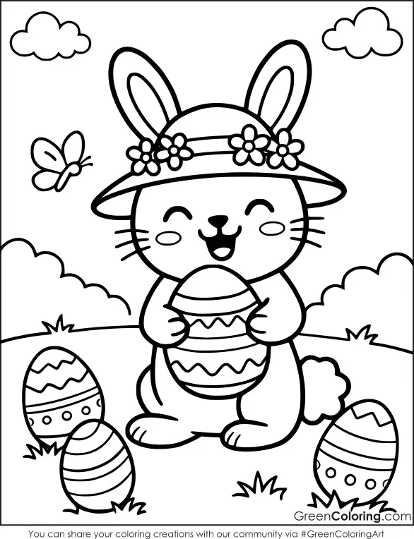 Easter Coloring Pages for Kids