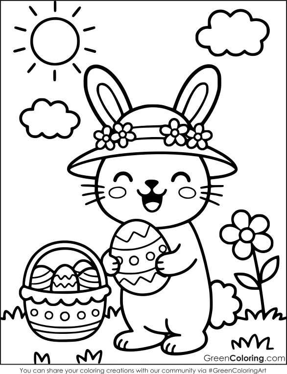 Free Easter Coloring Pages for Kids