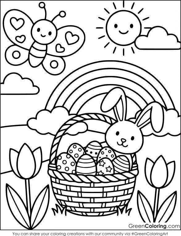 Easter Coloring Sheet