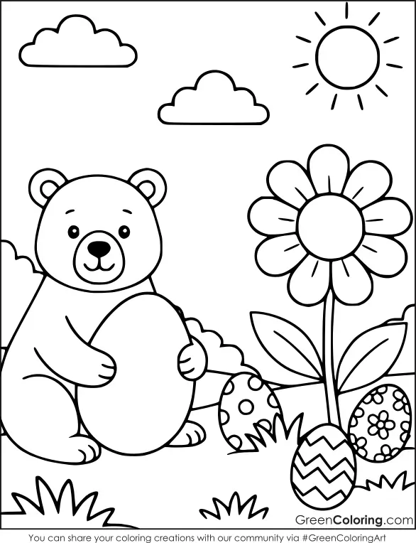 Free Easter Coloring Pages