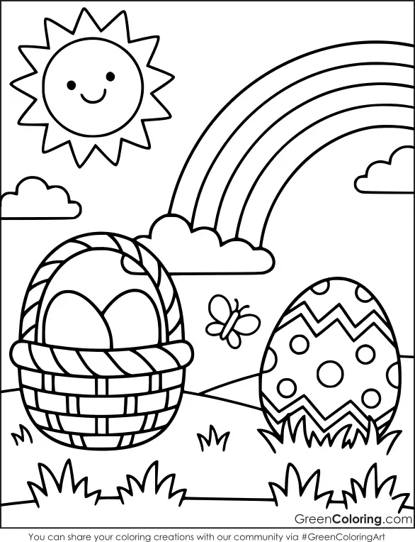 Printable Easter Coloring Pages