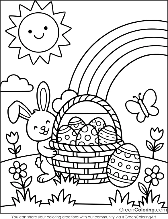 Printable Easter Coloring Pages