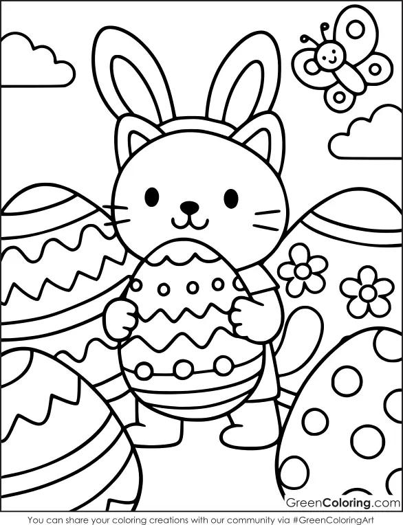 Easter Coloring Sheets for Kids