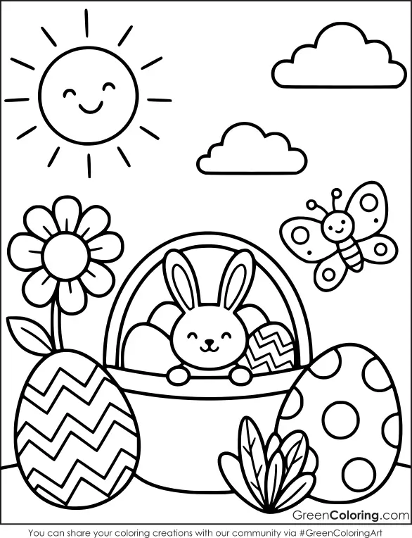 Easter Coloring Sheets