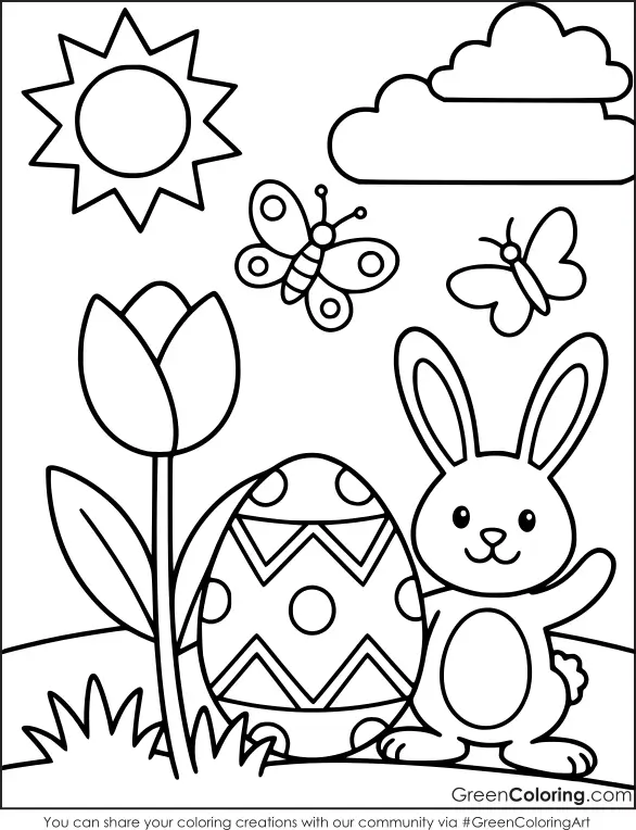 Easter Coloring Pages Free