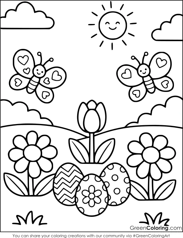 Easter Coloring Pages Free Printable