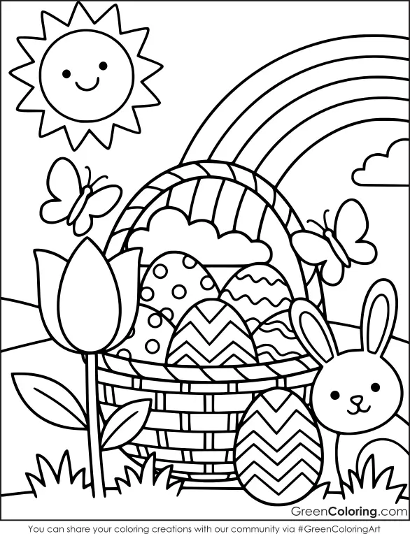 Easter Coloring Pages Free Printable
