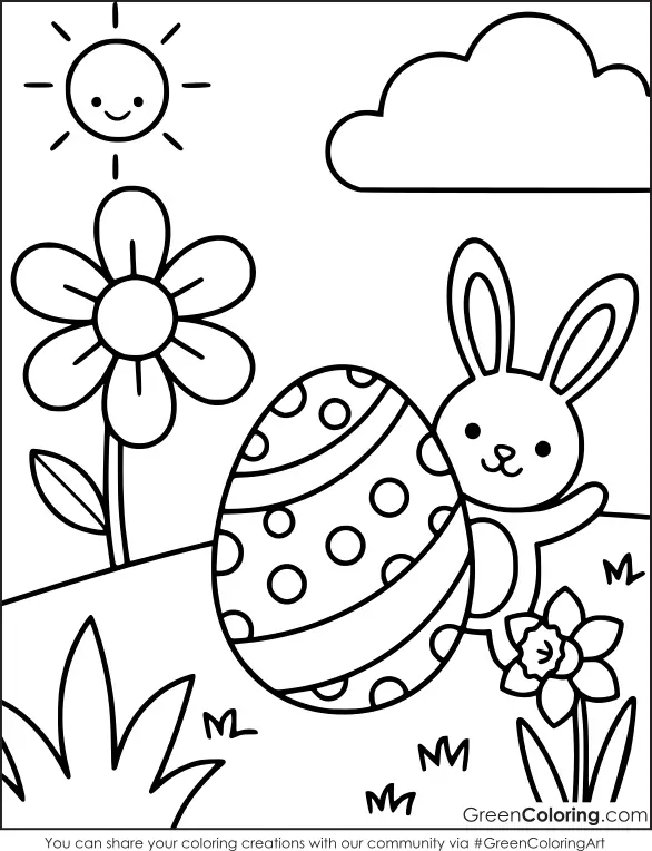 Easter Coloring Sheet