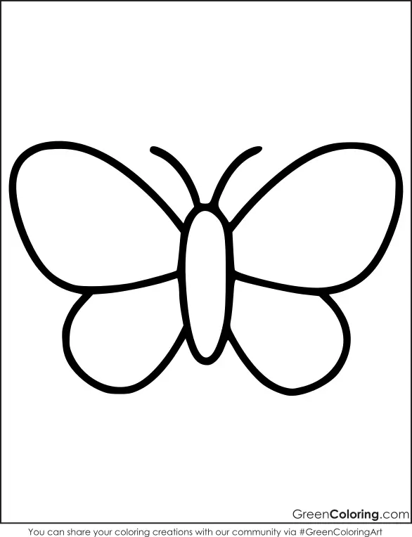 Spring Coloring Page for Kids and Toddlers