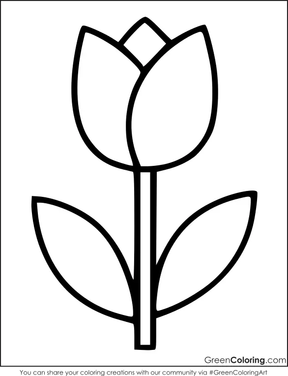 Printable Spring Coloring Page for Kids Free