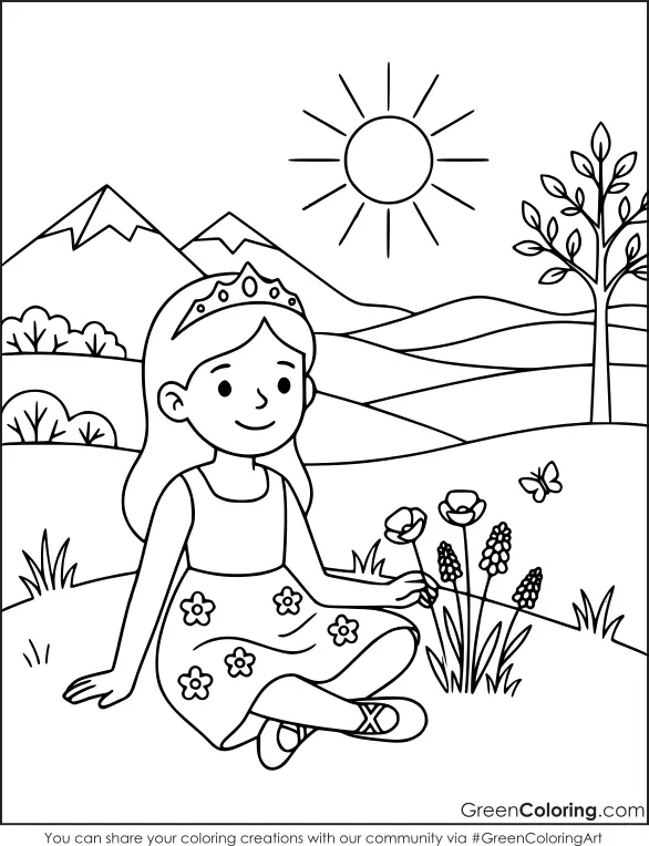 Spring Coloring Pages