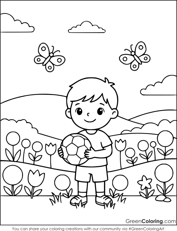 Spring Coloring Pages for Kids