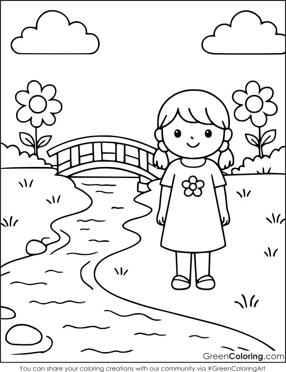 Spring Coloring Pages Free Printable