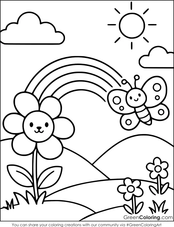 Spring Coloring Pages
