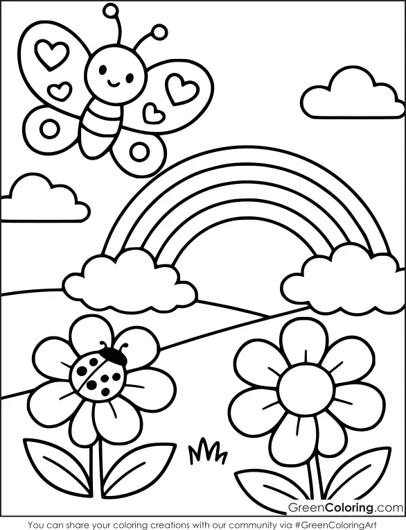 Spring Coloring Pages