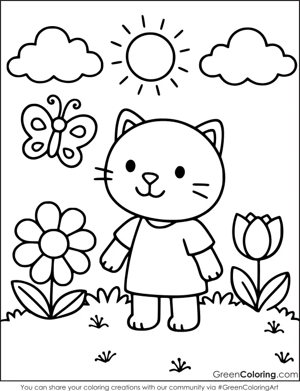 Spring Coloring Pages