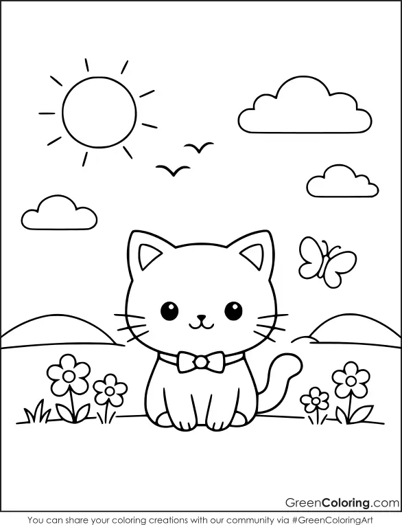 Spring Coloring Page
