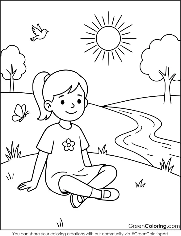 24 Spring Coloring Pages (Download Free Printable PDF)