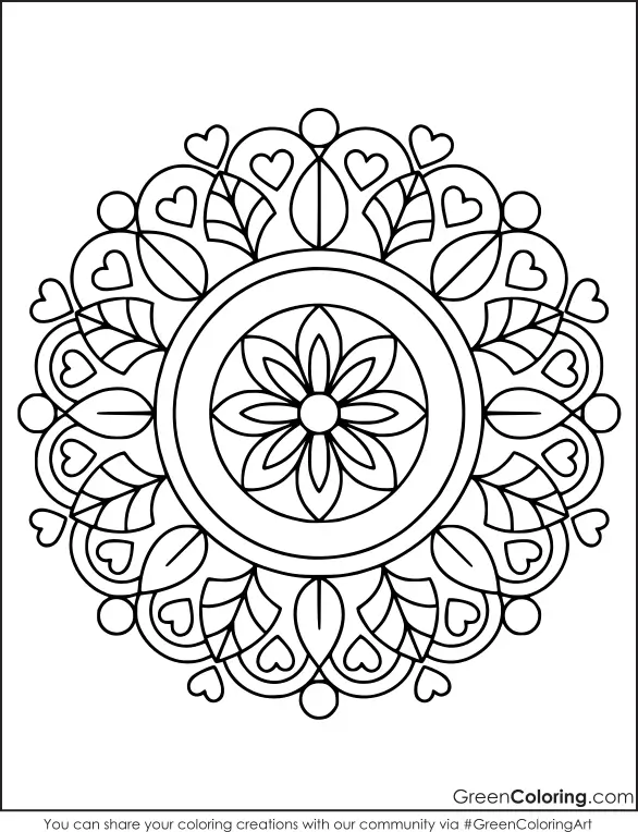 mandalas coloring pages