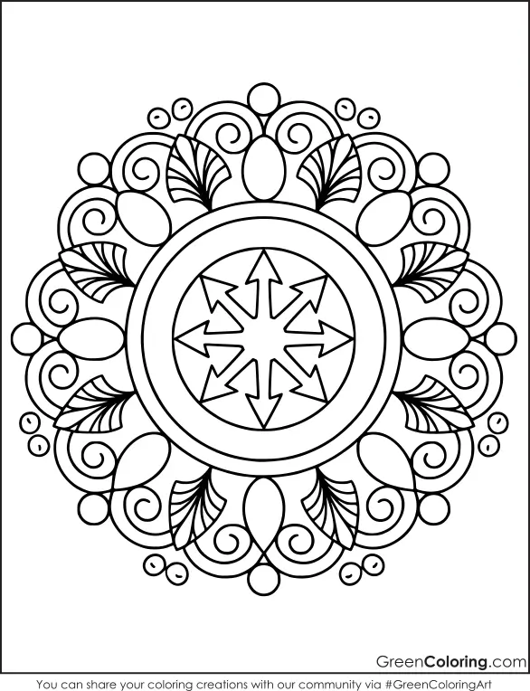 mandalas coloring pages