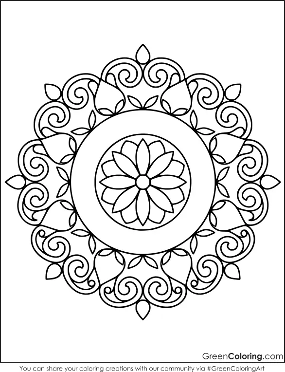 Mandala Coloring Sheets