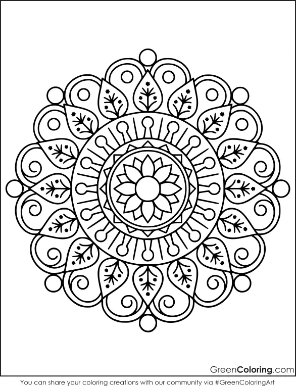 Mandala Coloring Sheets