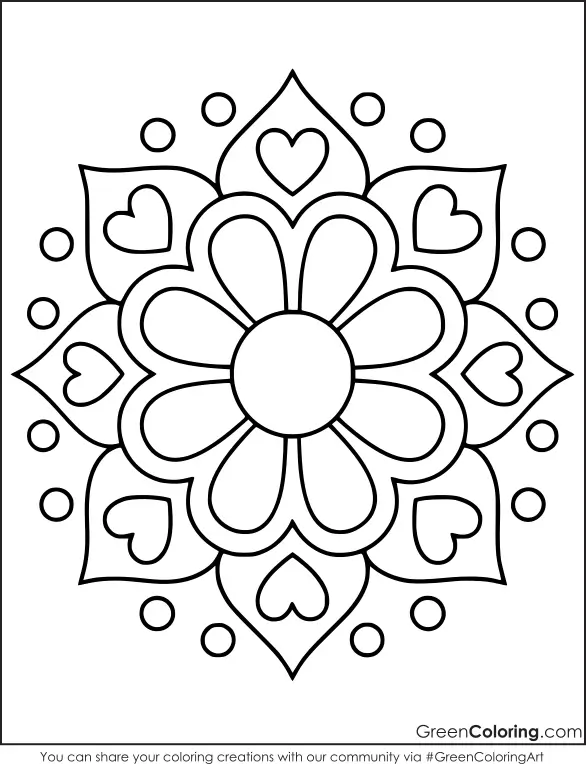 coloring pages mandala