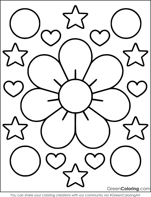 Mandala Coloring Pages for Kids