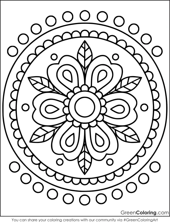Mandala Coloring Pages Printable