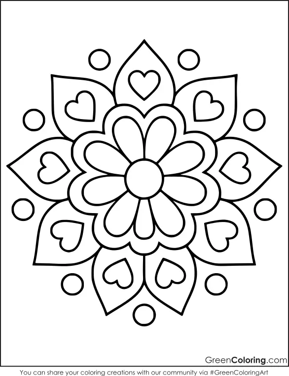 Coloring Pages Mandala Free
