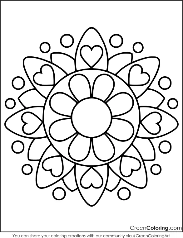 Coloring Pages Mandala Free