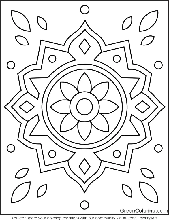 Mandala coloring sheets for adults printable