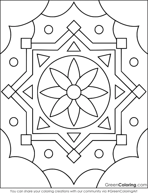 Mandala coloring sheets for adults printable