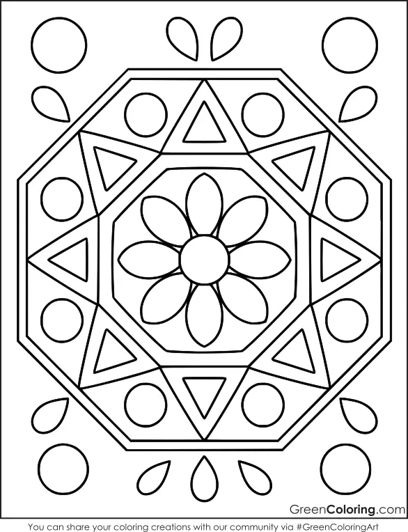 Mandala coloring pages for adults free