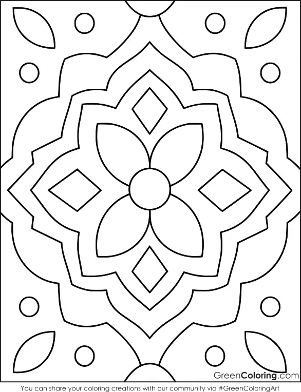 Mandala coloring pages for adults