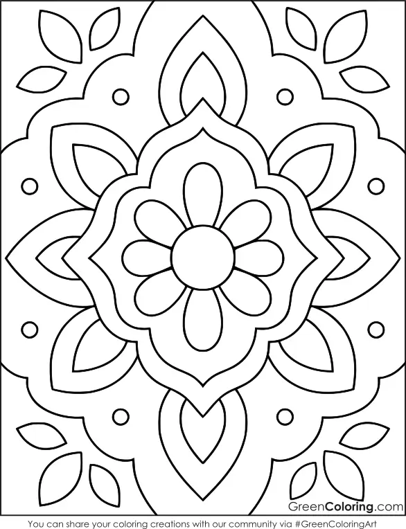 coloring pages mandala