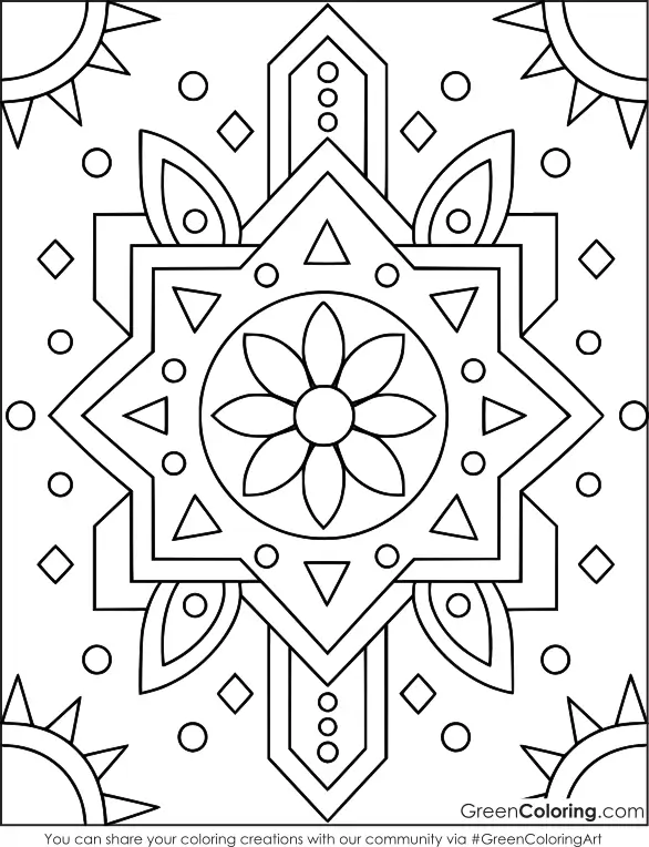 coloring pages mandala adults