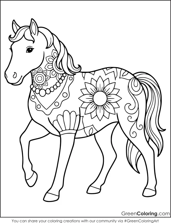 mandala animal coloring pages