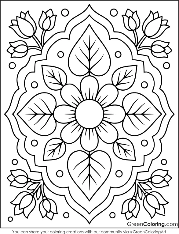 coloring pages mandala adults