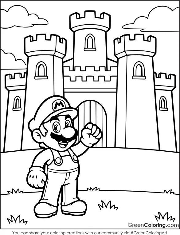 Mario Coloring Pages Printable